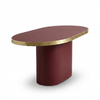 Consola Antique Boutique - Mid-Century con Base Central