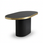 Consola Antique Boutique - Mid-Century con Base Central