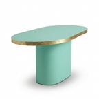 Consola Antique Boutique - Mid-Century con Base Central