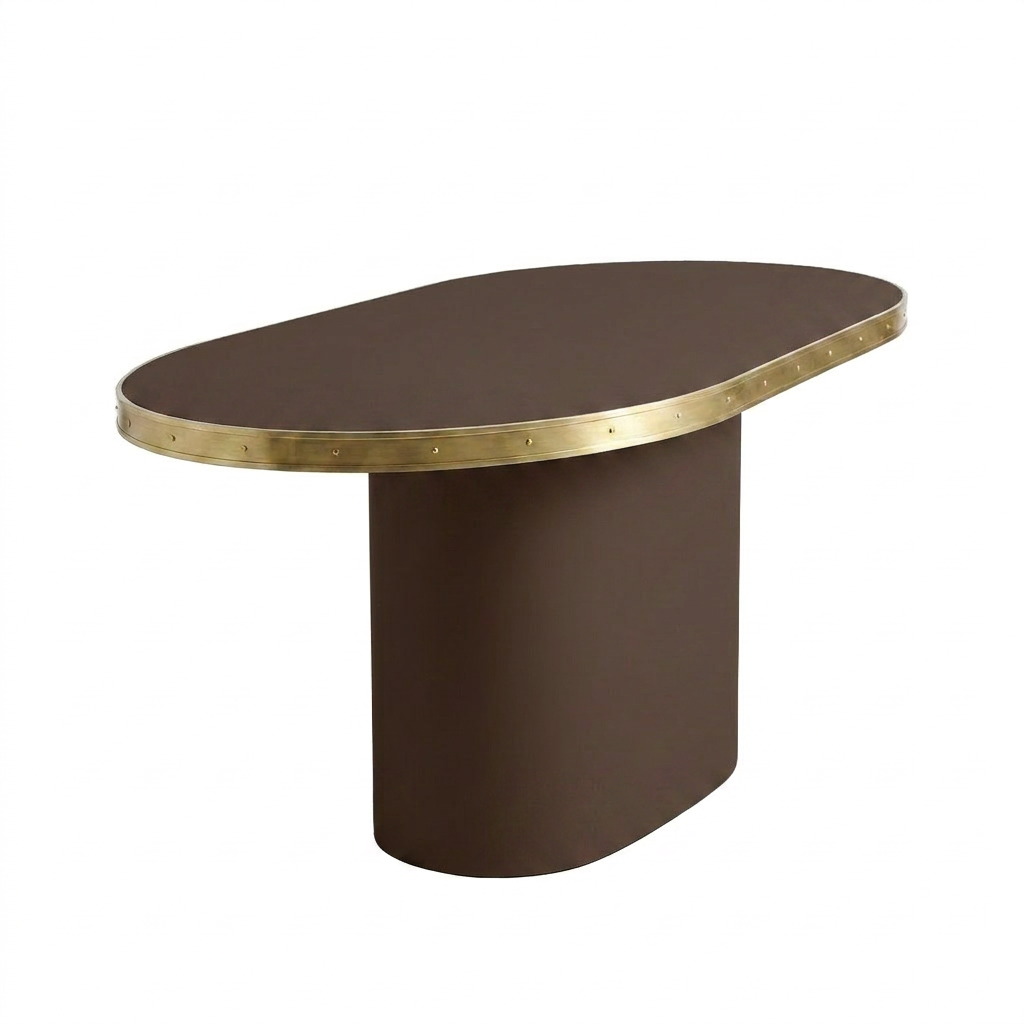 Consola Antique Boutique - Mid-Century con Base Central