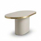 Consola Antique Boutique - Mid-Century con Base Central