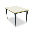 Mesa Antique Boutique Rectangular - Mid-Century sobre Estructura Cónica