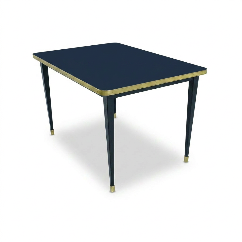 Mesa Antique Boutique Rectangular - Mid-Century sobre Estructura Cónica
