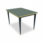 Mesa Antique Boutique Rectangular - Mid-Century sobre Estructura Cónica