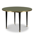 Antique Round Boutique Table - Mid-Century on Conical Structure