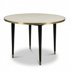 Mesa Antique Boutique Redonda - Mid-Century sobre Estructura Cónica