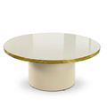 Mesa Baja Antique Boutique - Mid-Century con Base Central