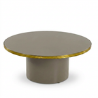 Mesa Baja Antique Boutique - Mid-Century con Base Central