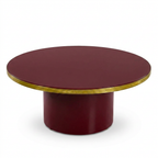 Mesa Baja Antique Boutique - Mid-Century con Base Central