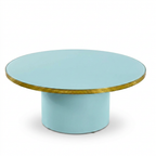 Mesa Baja Antique Boutique - Mid-Century con Base Central