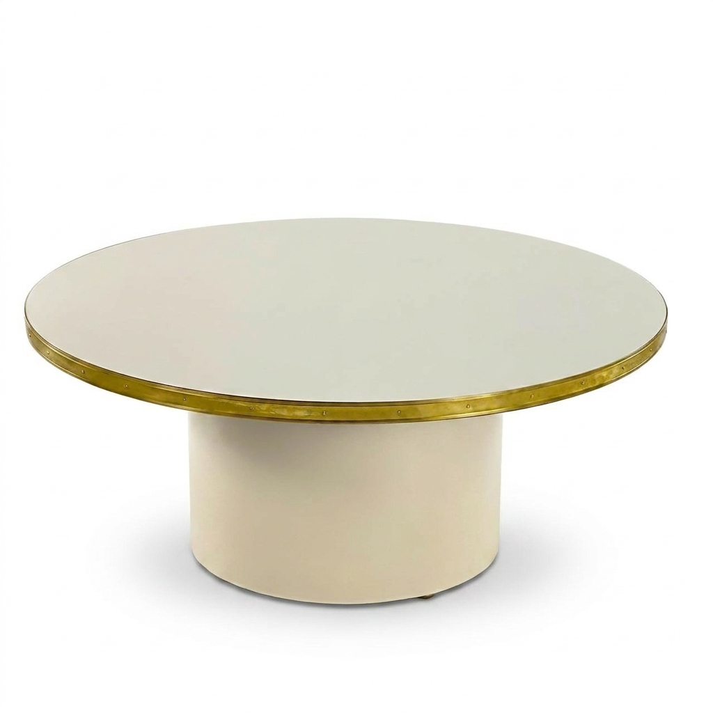 Mesa Baja Antique Boutique - Mid-Century con Base Central