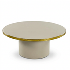 Mesa Baja Antique Boutique - Mid-Century con Base Central