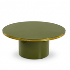 Mesa Baja Antique Boutique - Mid-Century con Base Central