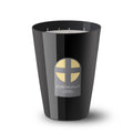 Vela decorativa artesanal de cristal negro con cuatro fragancias XXL