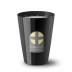 Vela decorativa artesanal de cristal negro con cuatro fragancias XXL