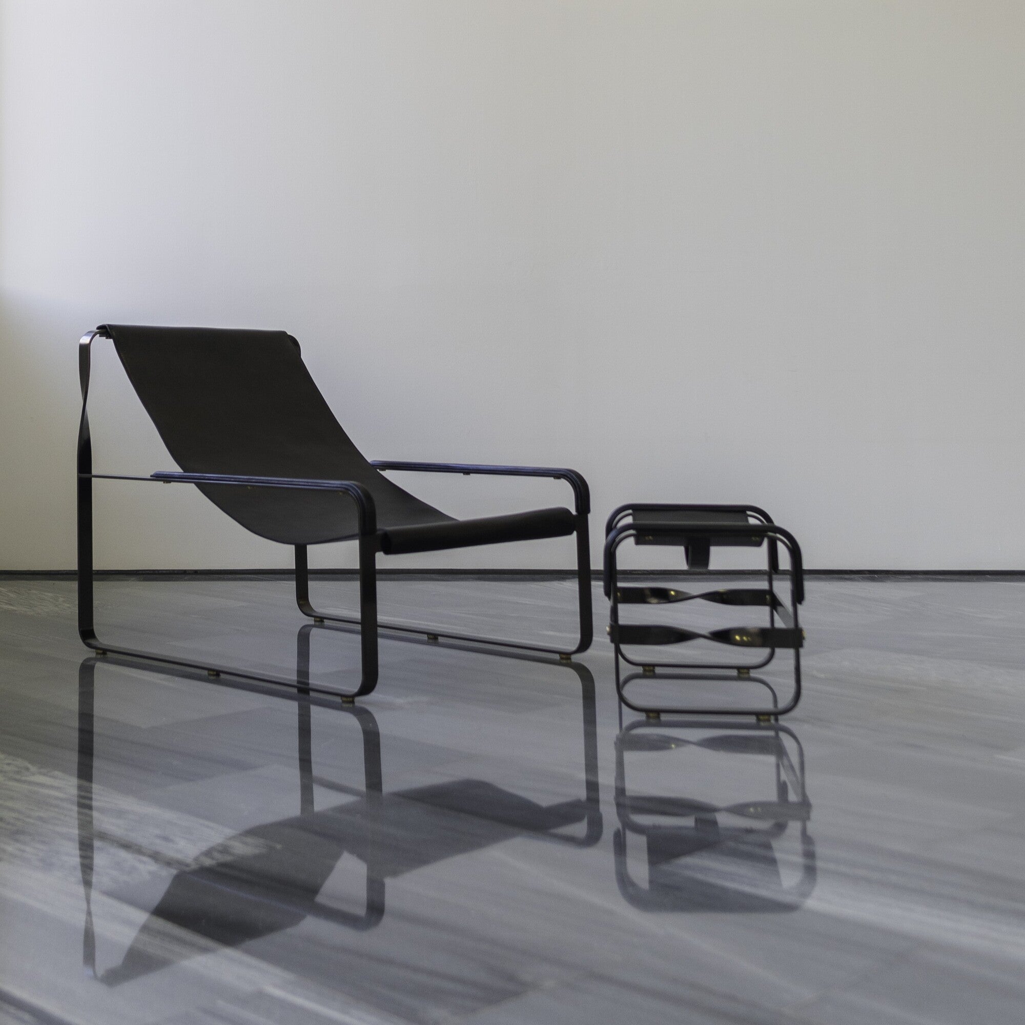 Chaise longue y reposapiés Wanderlust, hechos a mano y personalizables