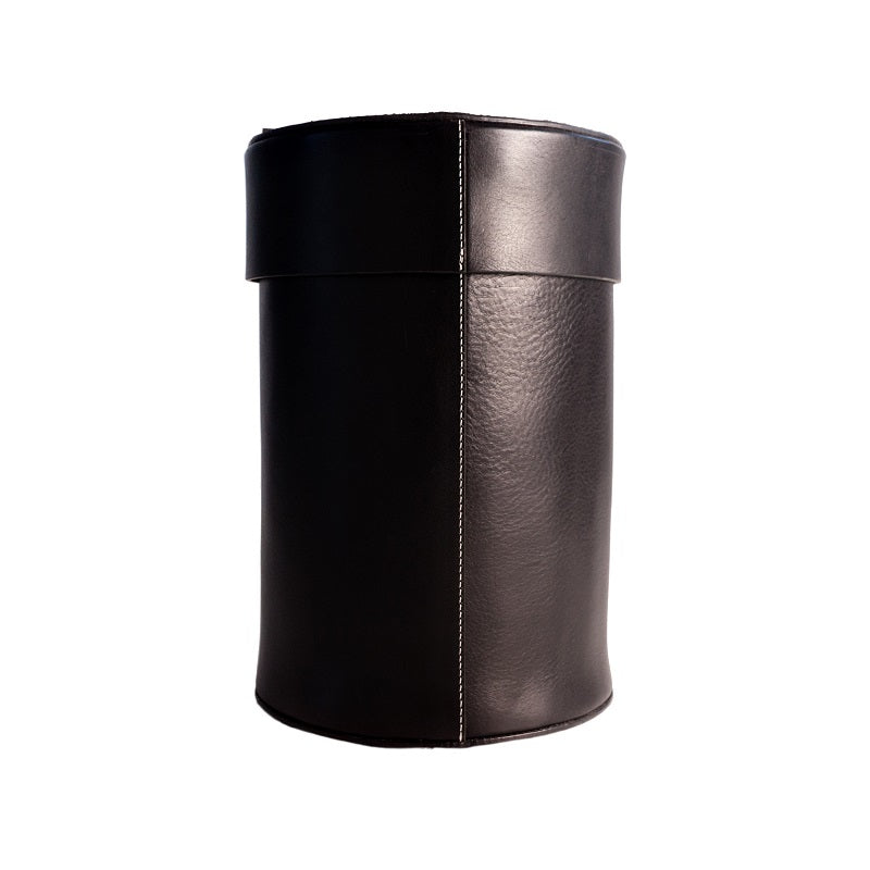 Prestigeux - Handcrafted Leather and Brass Premium Paper Bin