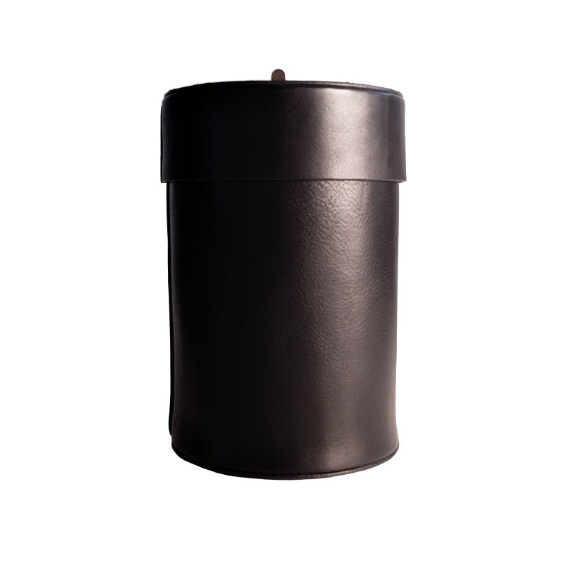 Prestigeux - Handcrafted Leather and Brass Premium Paper Bin