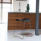 Hug Counter Stool - Cuero Negro