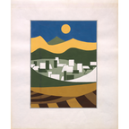 Diseño Textil Original Años 70 - Gouache Abstracto "Composición 19"