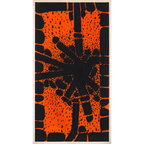 Diseño Textil Original Años 70 - Gouache abstracto "Composición 10"