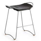 Hug Counter Stool - Cuero Negro