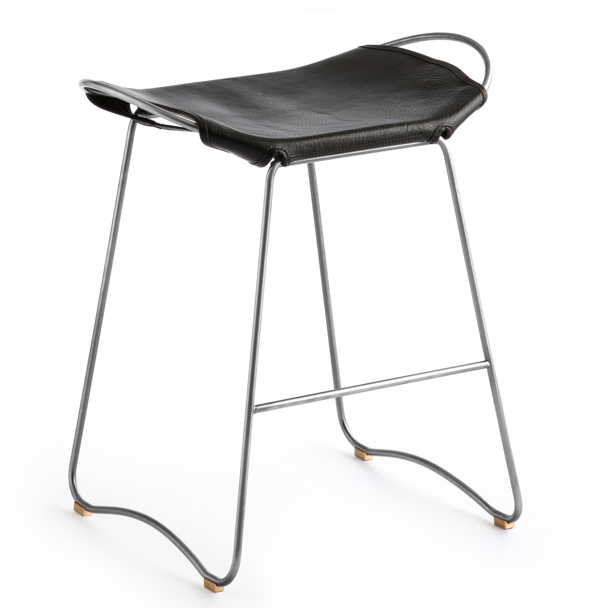 Hug Counter Stool - Cuero Negro