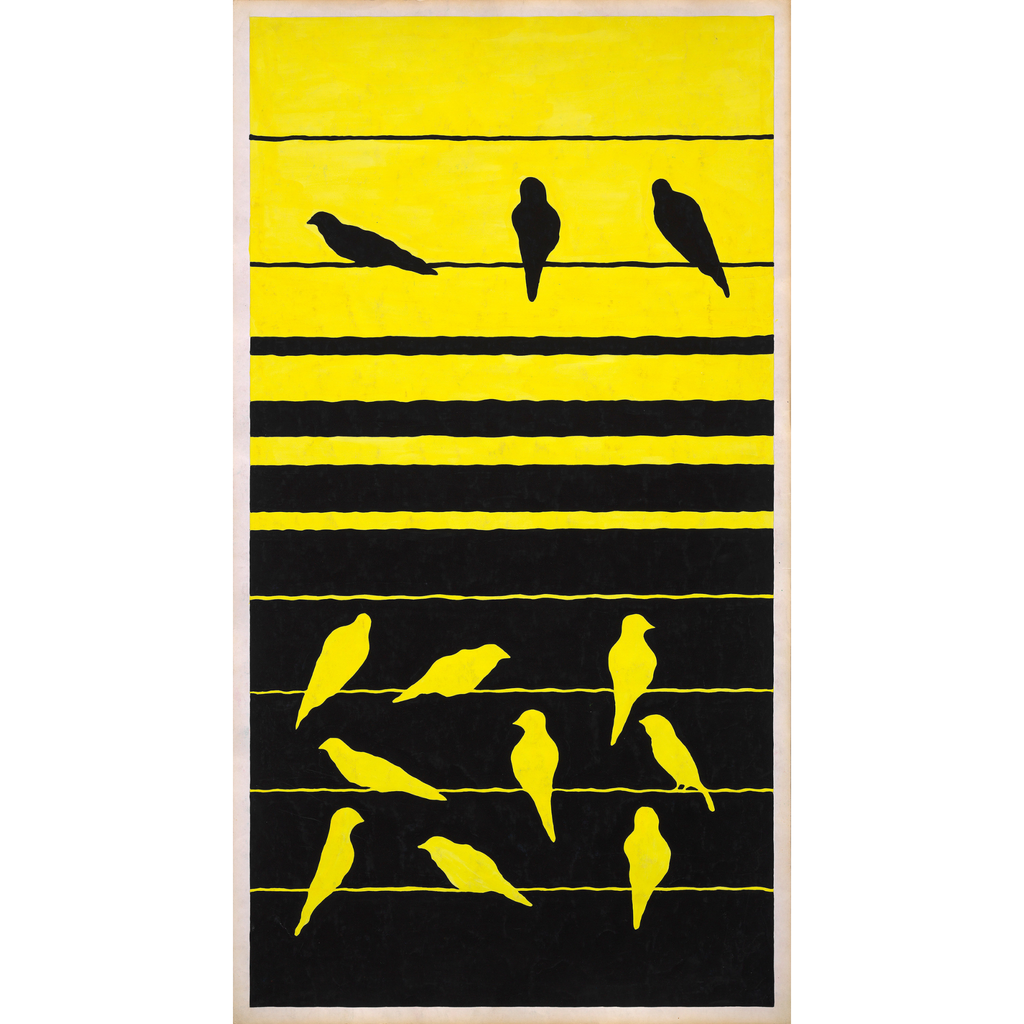 Diseño Textil Original Años 70 - Gouache Abstracto "Composición 5"