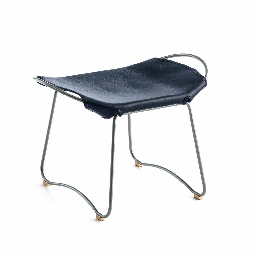 Hug Footstool - Handcrafted with Cowhide Leather