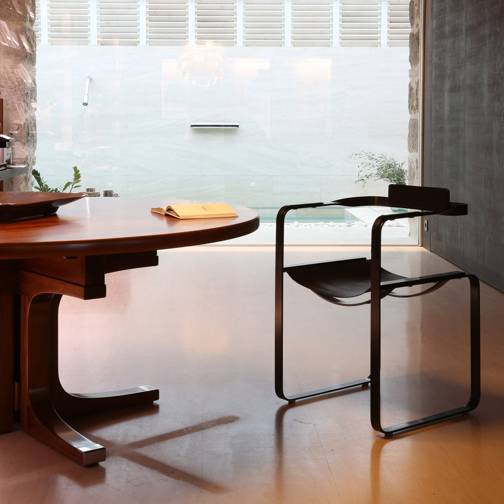 Silla Wanderlust - Personalizable y hecho a mano en piel vacuna y acero