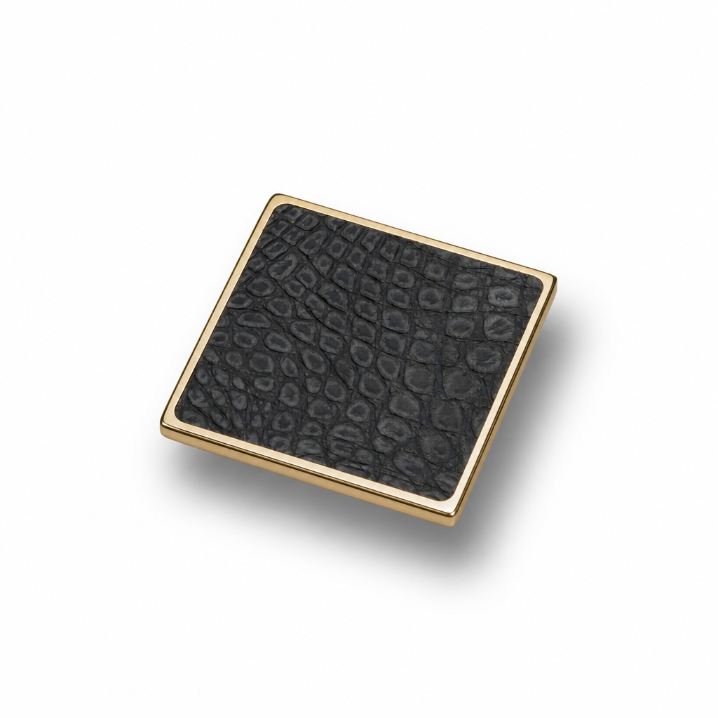 Barcelona - Handcrafted Exotic Skins Square Pull Handle