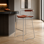 Hug Bar Stool with Backrest - Handcrafted & Fully Customizable