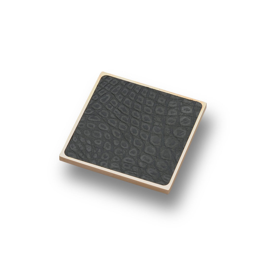 Barcelona - Handcrafted Exotic Skins Square Pull Handle