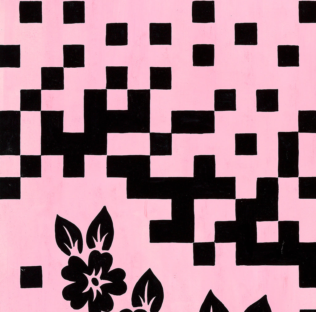 Original 70s Textile Design - Abstract Gouache "Composition 3"