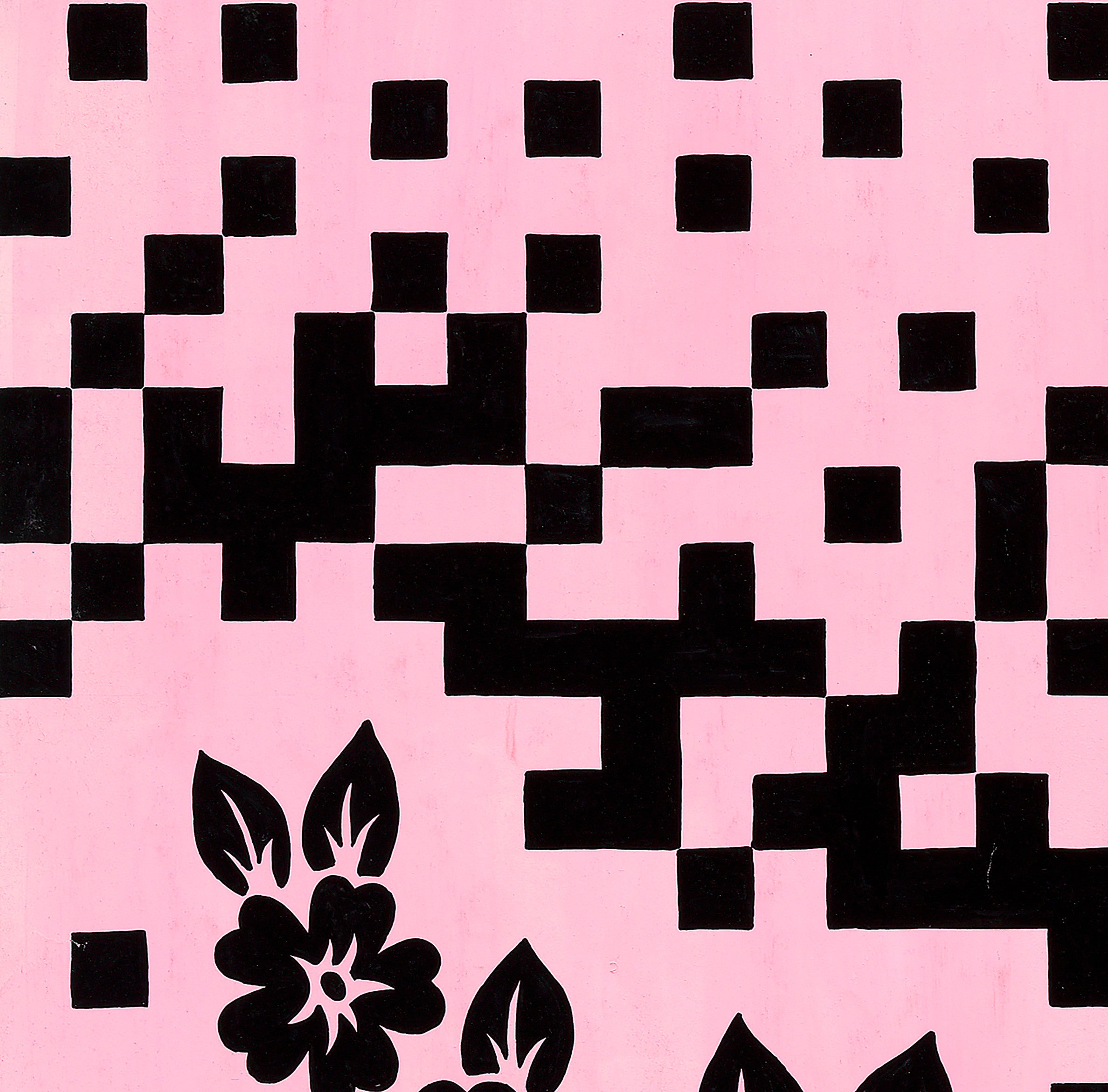 Original 70s Textile Design - Abstract Gouache "Composition 3"
