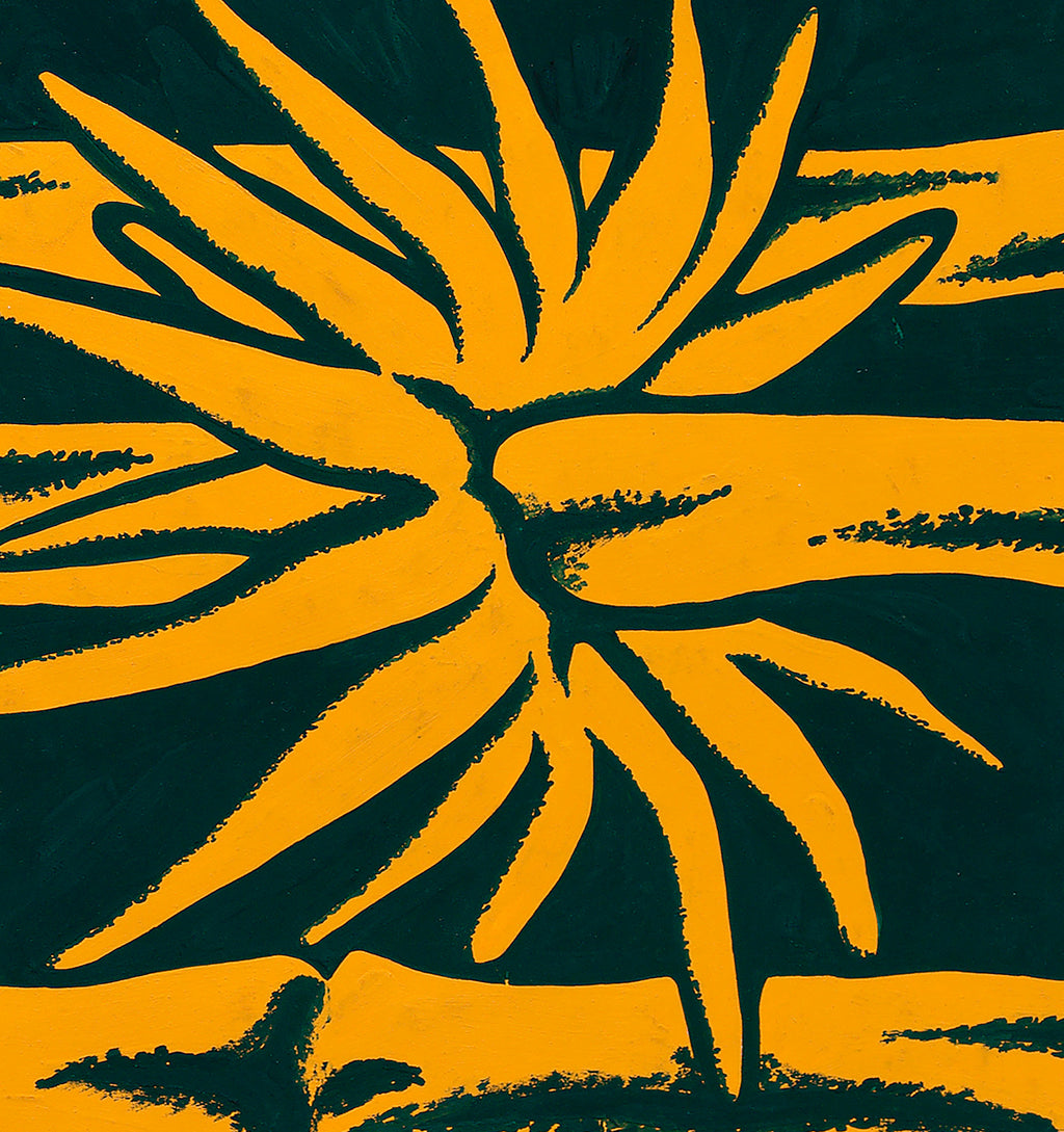 Diseño Textil Original Años 70 - Gouache Abstracto "Composición 4"