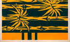 Diseño Textil Original Años 70 - Gouache Abstracto "Composición 4"