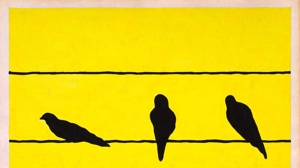 Diseño Textil Original Años 70 - Gouache Abstracto "Composición 5"