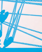 Diseño Textil Original Años 70 - Gouache Abstracto "Composición 20"