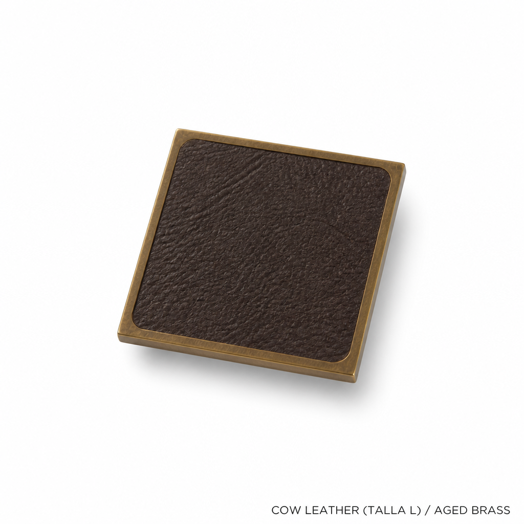 Barcelona - Handcrafted Exotic Skins Square Pull Handle