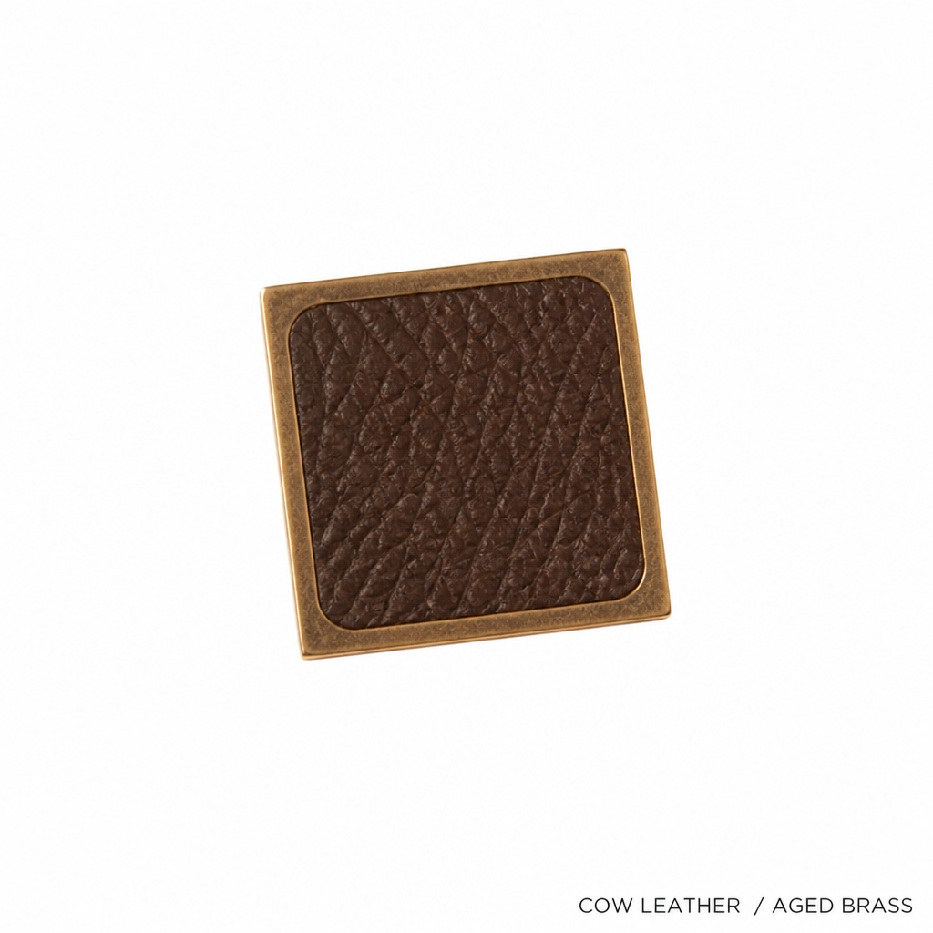 Barcelona - Handcrafted Exotic Skins Square Pull Handle