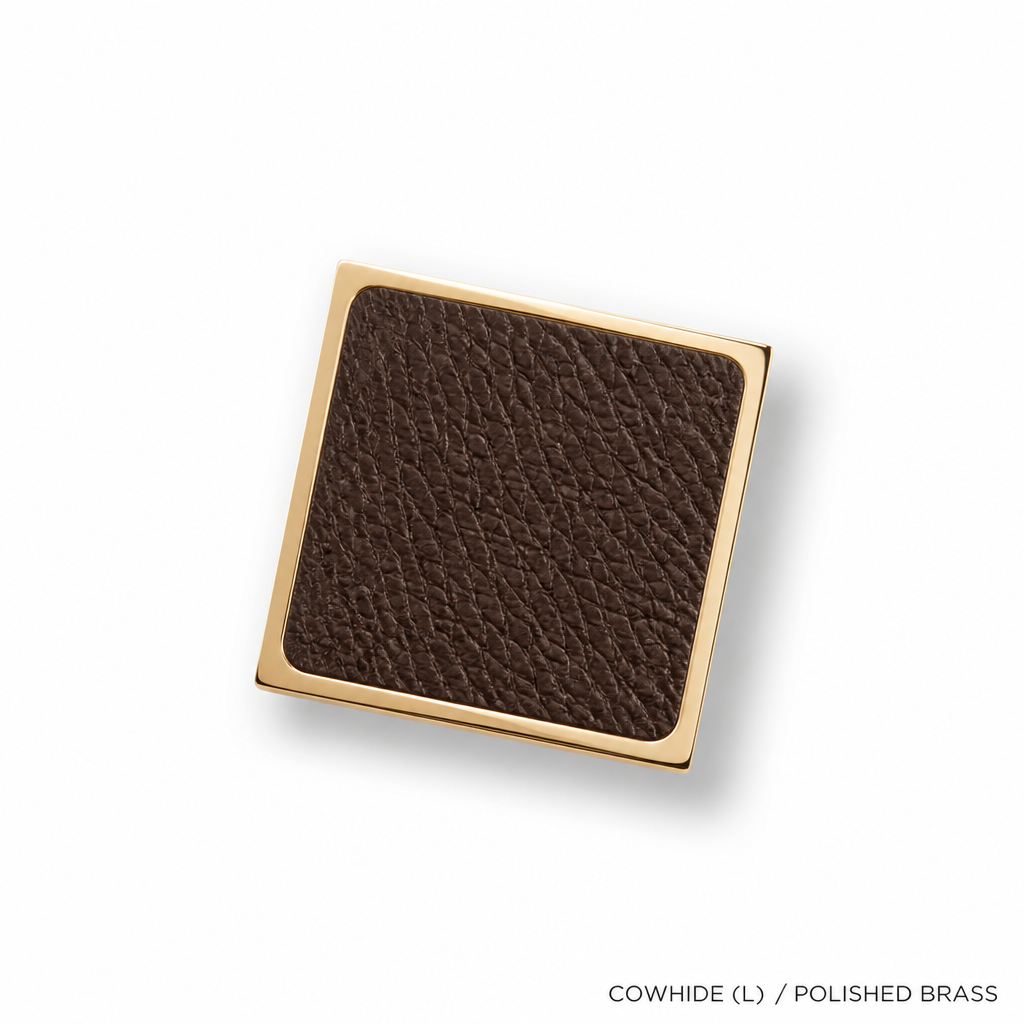 Barcelona - Handcrafted Exotic Skins Square Pull Handle