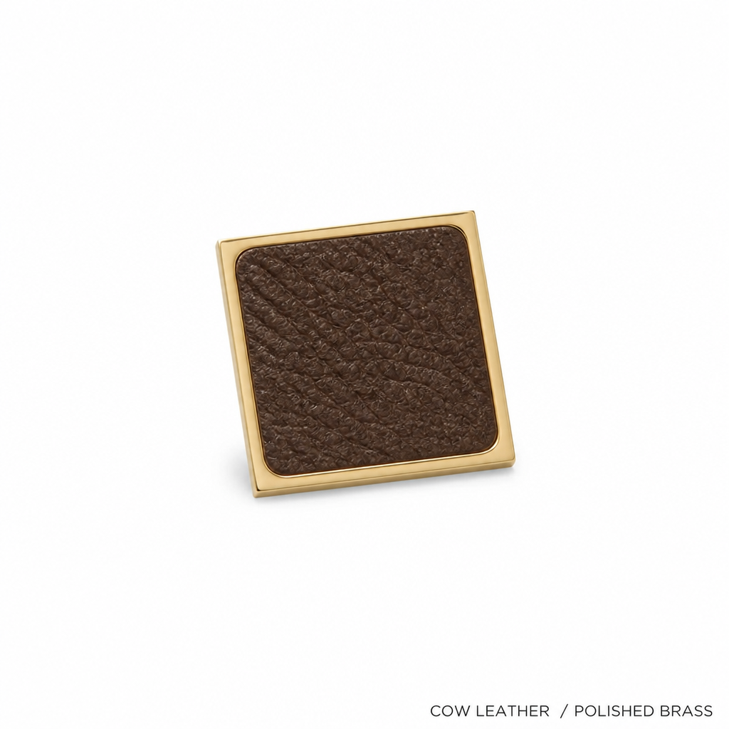 Barcelona - Handcrafted Exotic Skins Square Pull Handle