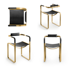 Silla Wanderlust - Personalizable y hecho a mano en piel vacuna y acero
