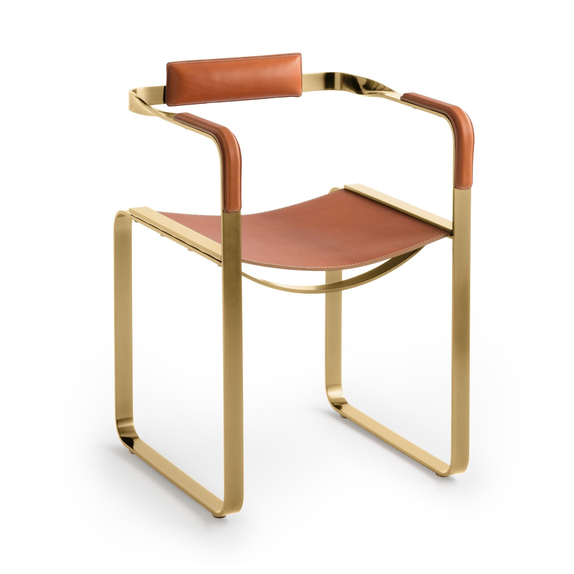 Silla Wanderlust - Personalizable y hecho a mano en piel vacuna y acero