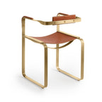 Silla Wanderlust - Personalizable y hecho a mano en piel vacuna y acero