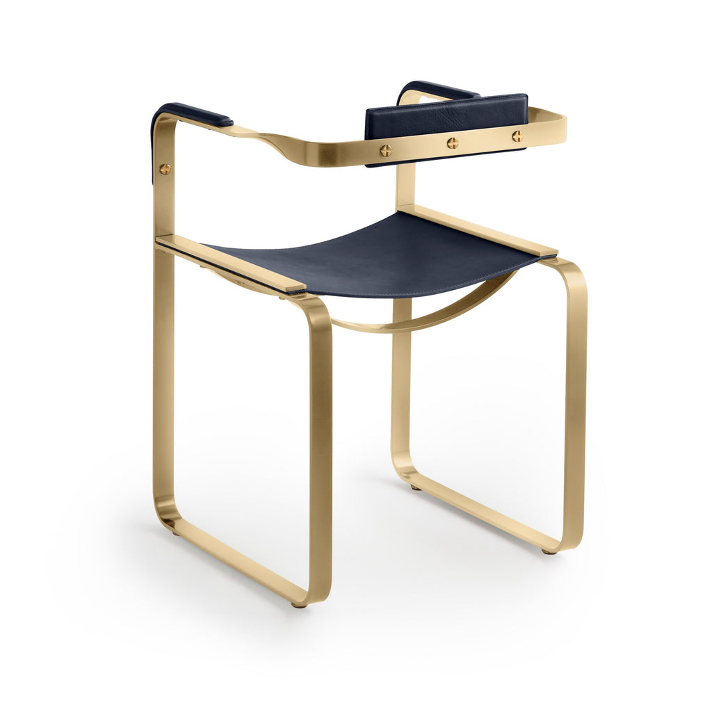 Silla Wanderlust - Personalizable y hecho a mano en piel vacuna y acero
