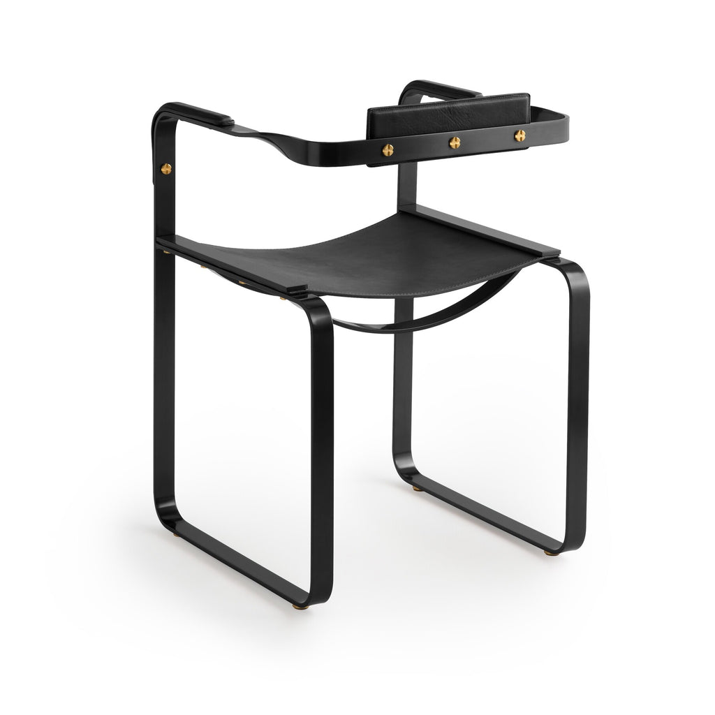 Silla Wanderlust - Personalizable y hecho a mano en piel vacuna y acero