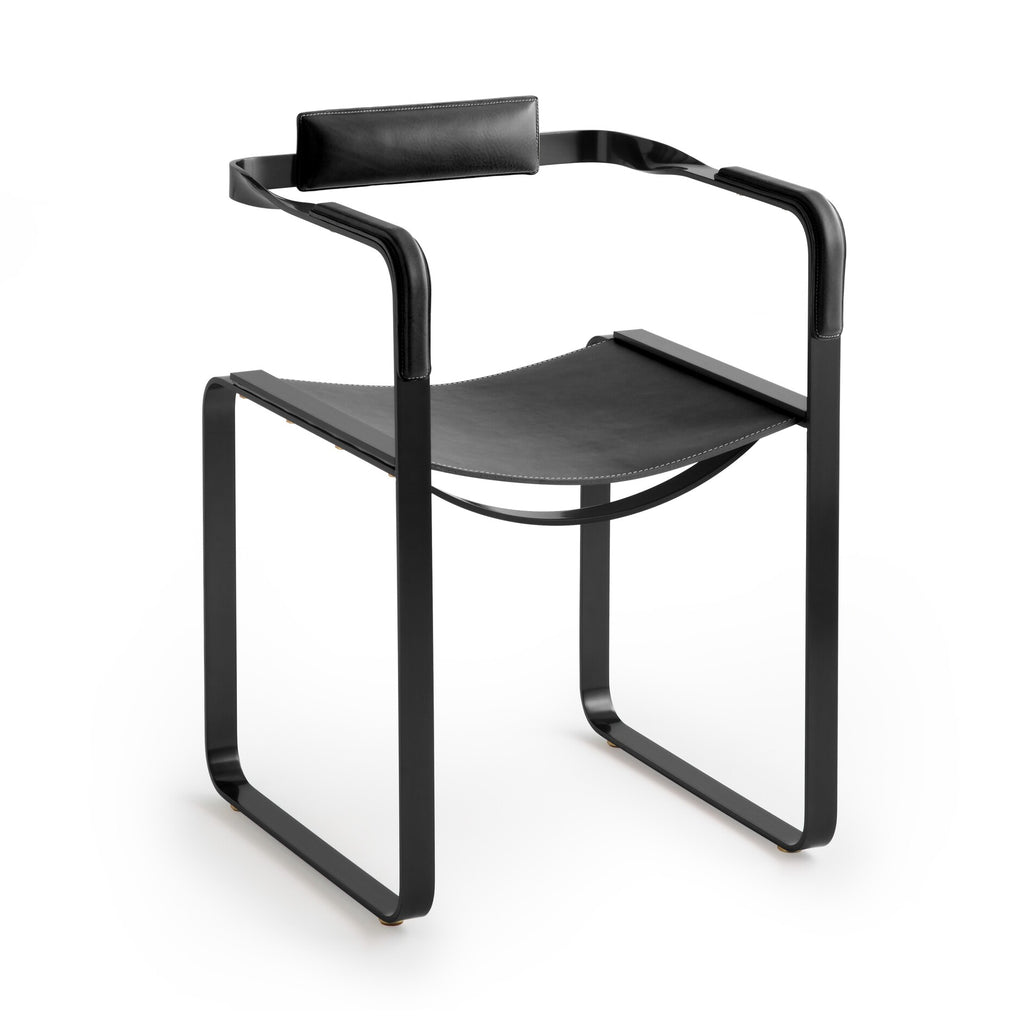Silla Wanderlust - Personalizable y hecho a mano en piel vacuna y acero
