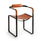 Silla Wanderlust - Personalizable y hecho a mano en piel vacuna y acero